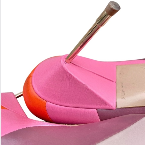 Kurt Geiger London Colorblock Women's Stiletto Heels 38.5 - Picture 8 of 10